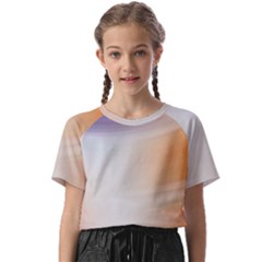 Gradient Purple, Orange, Blue Kids  Basic Tee by ConteMonfrey