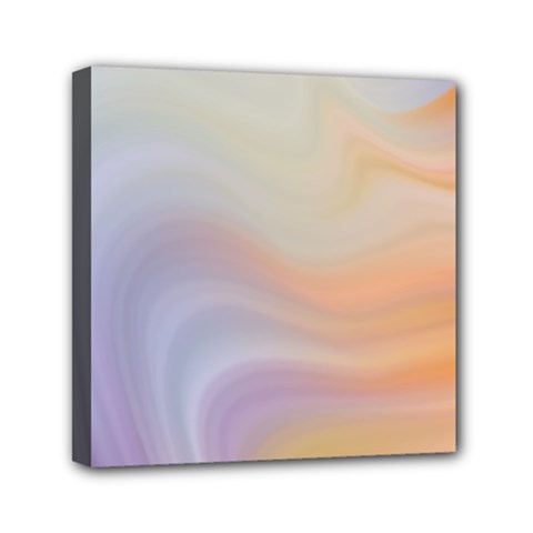 Gradient purple, orange Mini Canvas 6  x 6  (Stretched)