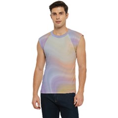 Gradient purple, orange Men s Raglan Cap Sleeve Tee