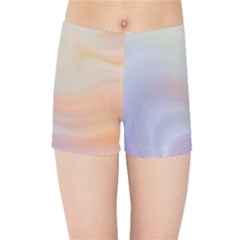 Gradient purple, orange Kids  Sports Shorts