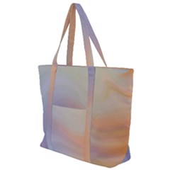 Gradient purple, orange Zip Up Canvas Bag