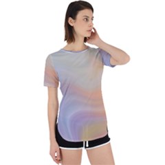 Gradient purple, orange Perpetual Short Sleeve T-Shirt