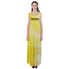 Gradient Green Yellow Empire Waist Maxi Dress by ConteMonfrey