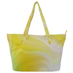 Gradient Green Yellow Full Print Shoulder Bag by ConteMonfrey