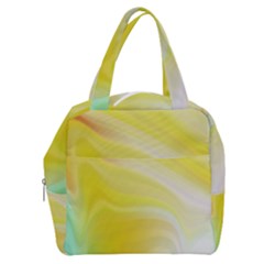 Gradient Green Yellow Boxy Hand Bag by ConteMonfrey