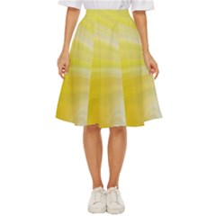 Gradient Green Yellow Classic Short Skirt