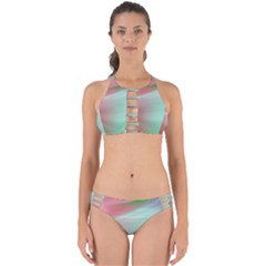 Gradient Pink, Blue, Red Perfectly Cut Out Bikini Set by ConteMonfrey