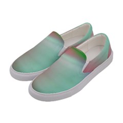 Gradient Pink, Blue, Red Women s Canvas Slip Ons by ConteMonfrey