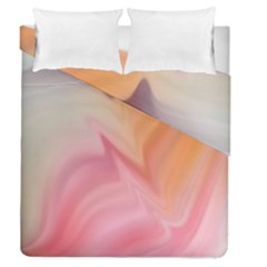 Gradient Orange, Purple, Pink Duvet Cover Double Side (queen Size) by ConteMonfrey