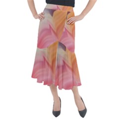 Gradient Orange, Purple, Pink Midi Mermaid Skirt by ConteMonfrey