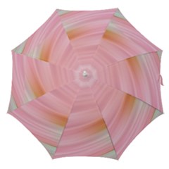 Gradient Ice Cream Pink Green Straight Umbrellas by ConteMonfrey