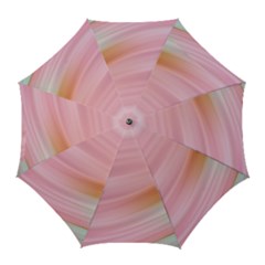 Gradient Ice Cream Pink Green Golf Umbrellas by ConteMonfrey