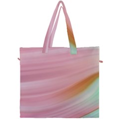 Gradient Ice Cream Pink Green Canvas Travel Bag by ConteMonfrey