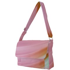 Gradient Ice Cream Pink Green Full Print Messenger Bag (s) by ConteMonfrey