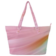 Gradient Ice Cream Pink Green Full Print Shoulder Bag by ConteMonfrey