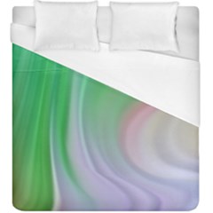 Gradient Green Blue Duvet Cover (king Size)