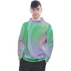 Gradient Green Blue Men s Pullover Hoodie by ConteMonfrey