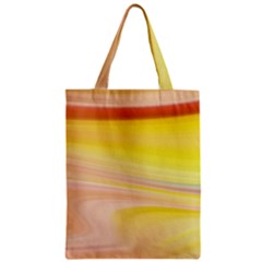 Gradient Orange, Red Zipper Classic Tote Bag by ConteMonfrey