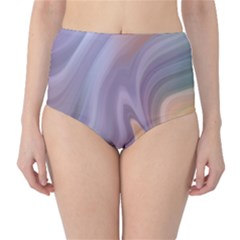 Gradient Purple Orange Classic High-waist Bikini Bottoms by ConteMonfrey