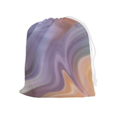 Gradient Purple Orange Drawstring Pouch (xl) by ConteMonfrey