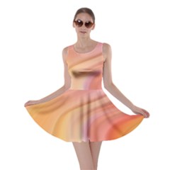 Gradient Pink Yellow Skater Dress by ConteMonfrey