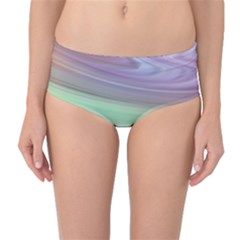 Gradient Blue Green Mid-waist Bikini Bottoms by ConteMonfrey