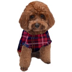 Tartan Design Dog T-shirt