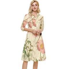 Flowers Petals Stem Bouquet Flora Floral Bloom Classy Knee Length Dress