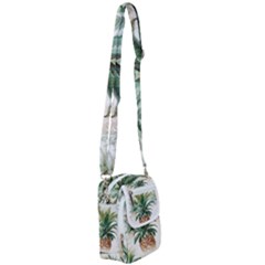 Pineapple Pattern Background Seamless Vintage Shoulder Strap Belt Bag