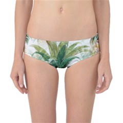 Pineapple Pattern Background Seamless Vintage Classic Bikini Bottoms