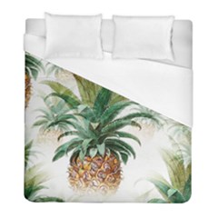 Pineapple Pattern Background Seamless Vintage Duvet Cover (Full/ Double Size)