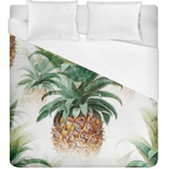 Pineapple Pattern Background Seamless Vintage Duvet Cover (King Size)