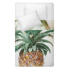 Pineapple Pattern Background Seamless Vintage Duvet Cover Double Side (Single Size)