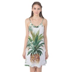 Pineapple Pattern Background Seamless Vintage Camis Nightgown 