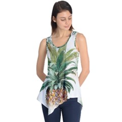 Pineapple Pattern Background Seamless Vintage Sleeveless Tunic