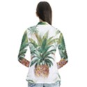 Pineapple Pattern Background Seamless Vintage Drape Collar Cardigan View2