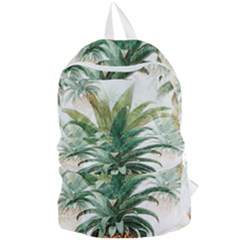 Pineapple Pattern Background Seamless Vintage Foldable Lightweight Backpack