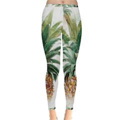 Pineapple Pattern Background Seamless Vintage Inside Out Leggings