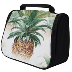 Pineapple Pattern Background Seamless Vintage Full Print Travel Pouch (Big)