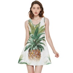 Pineapple Pattern Background Seamless Vintage Inside Out Reversible Sleeveless Dress