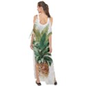 Pineapple Pattern Background Seamless Vintage Maxi Chiffon Cover Up Dress View2