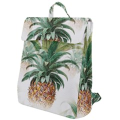 Pineapple Pattern Background Seamless Vintage Flap Top Backpack