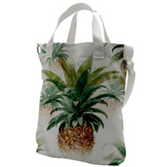 Pineapple Pattern Background Seamless Vintage Canvas Messenger Bag