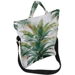 Pineapple Pattern Background Seamless Vintage Fold Over Handle Tote Bag