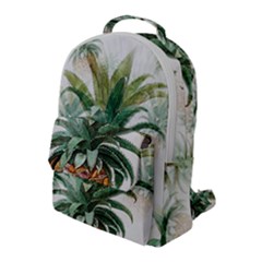 Pineapple Pattern Background Seamless Vintage Flap Pocket Backpack (Large)