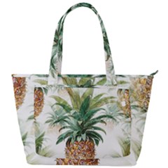 Pineapple Pattern Background Seamless Vintage Back Pocket Shoulder Bag 