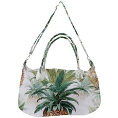 Pineapple Pattern Background Seamless Vintage Removal Strap Handbag