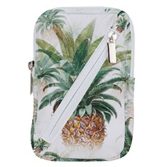 Pineapple Pattern Background Seamless Vintage Belt Pouch Bag (Large)
