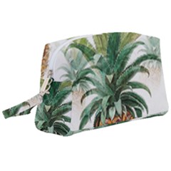 Pineapple Pattern Background Seamless Vintage Wristlet Pouch Bag (Large)