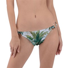 Pineapple Pattern Background Seamless Vintage Ring Detail Bikini Bottom